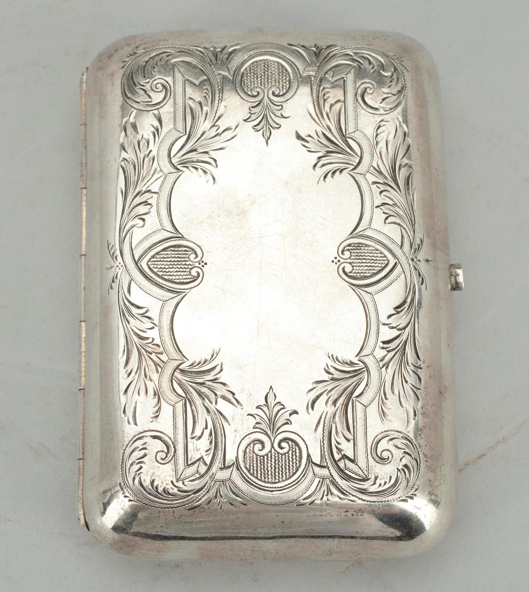 DOSA, silver, Johan Alfred Appelgren, Åbo 1890. Vikt 132 g.