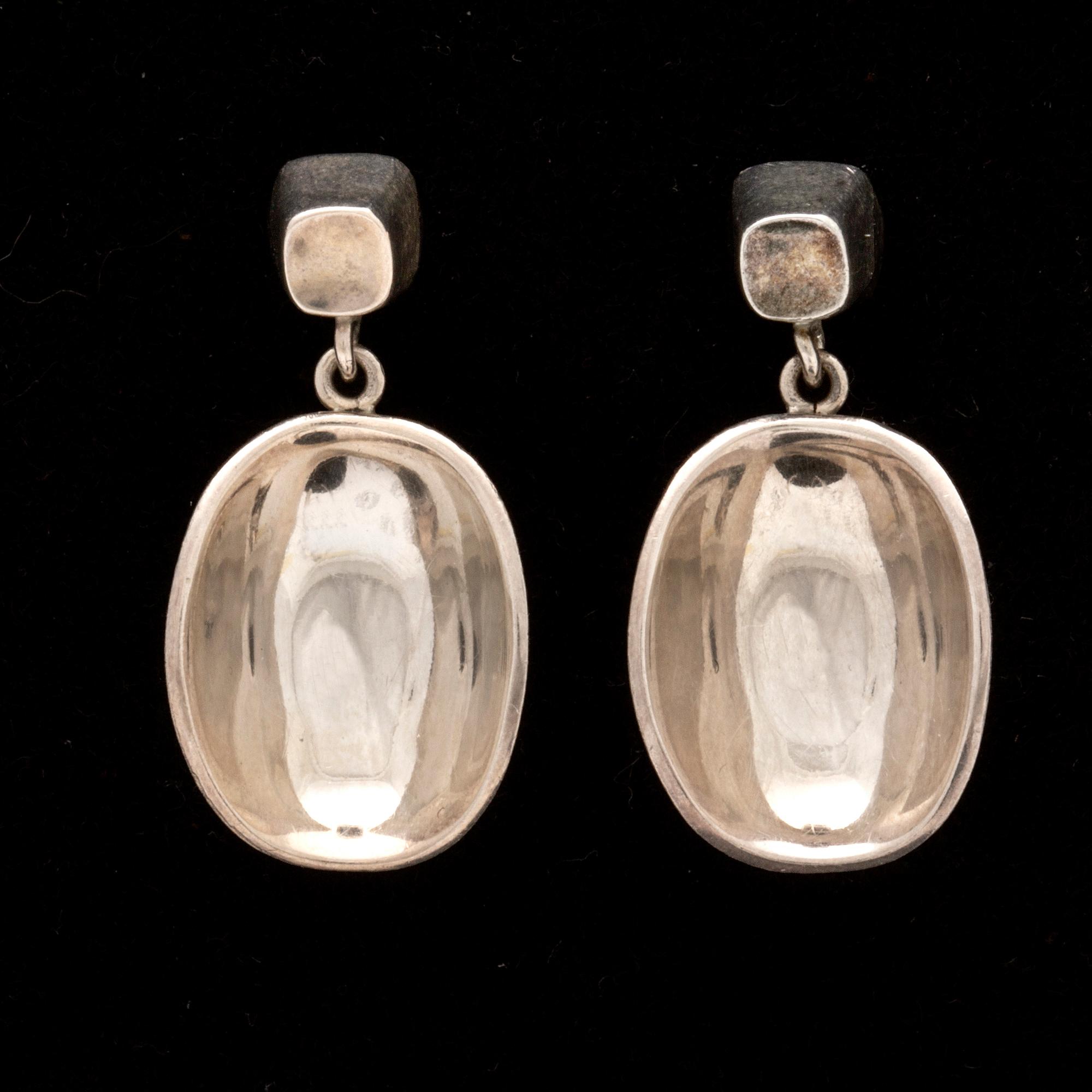 Silver jewellery, rock crystal, Karl Laine, Stigbert and others, 6 lots.