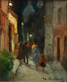 SERGE KISLAKOFF, olja på duk, sign. 1900-talets mitt.