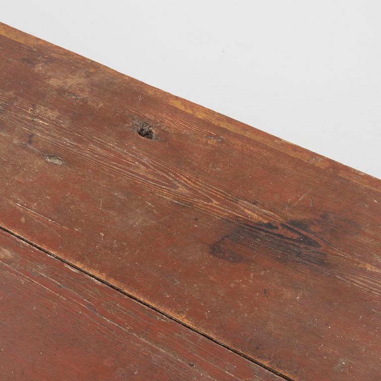 A painted table, 19th Century.