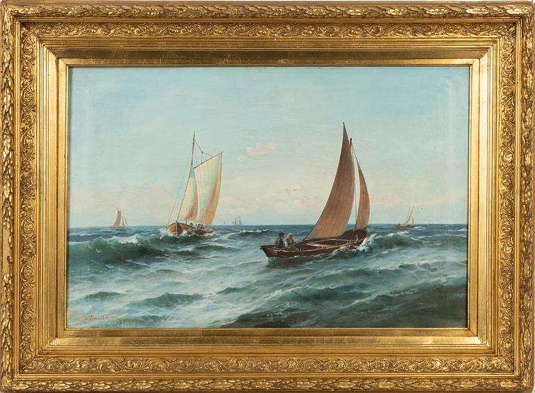 Isidor Törnström, oil on canvas, signed.