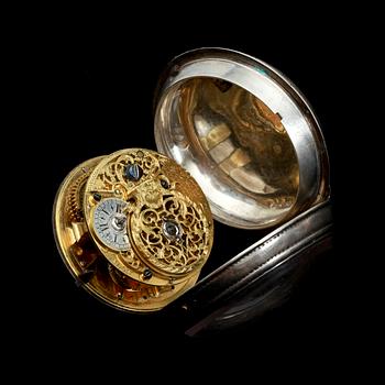 HERRFICKUR, silver, England, 1700-talets senare del.