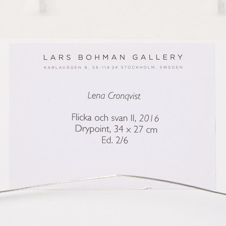 Lena Cronqvist, “Flicka och svan IIl (2016)".