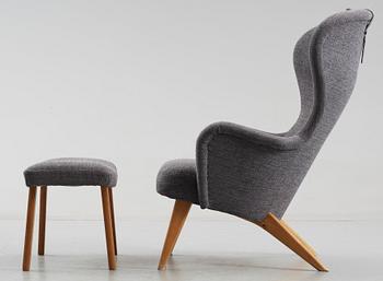 A Carl-Gustav Hiort av Ornäs easy chair, Finland 1950's.