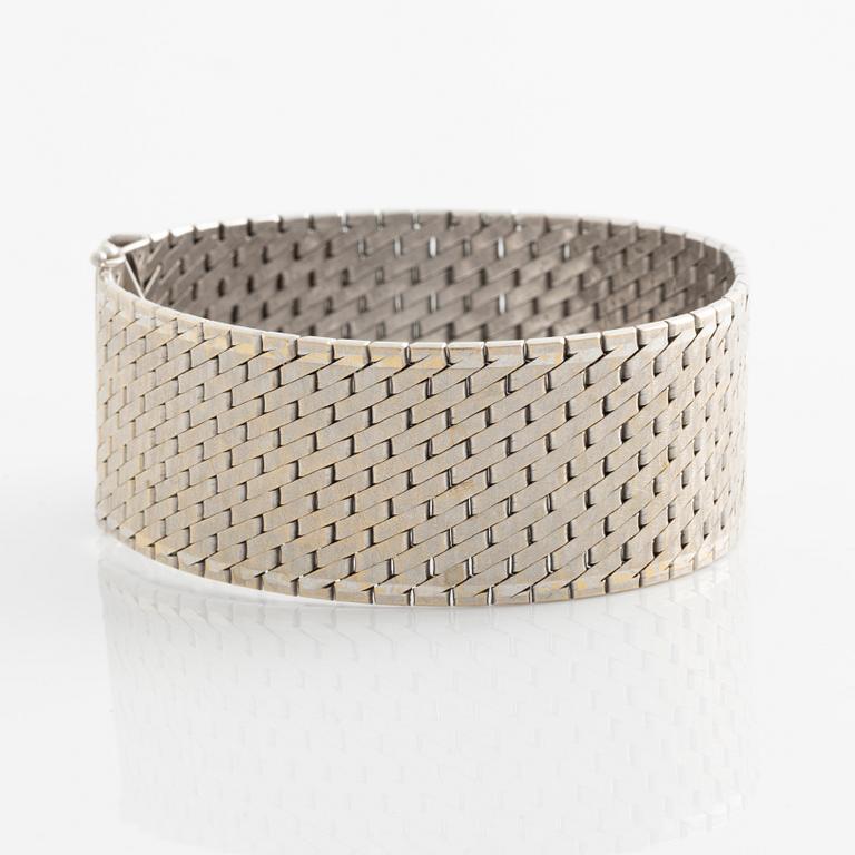 Bucherer, armband, 18K vitguld,