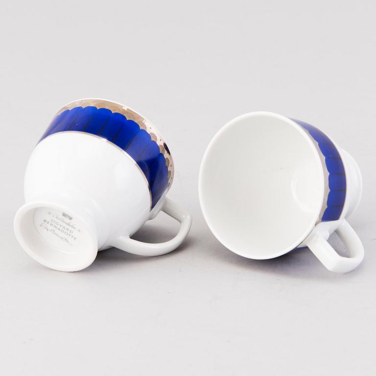 SIGVARD BERNADOTTE, MAT- och KAFFESERVIS, 29 delar, "Christineholm"/"Marianne".