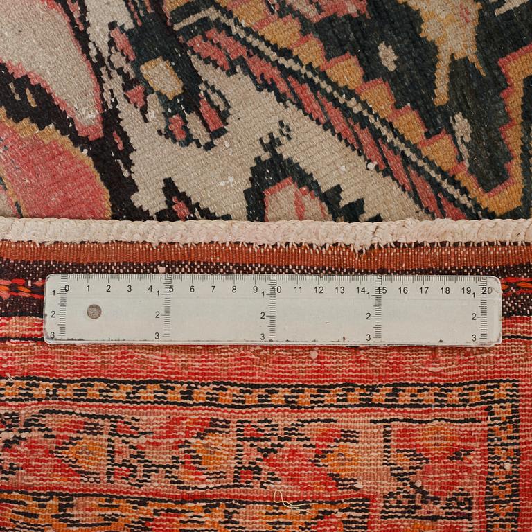 A rug, possible Malayer, semiantique/antique, 342 x 188 cm.