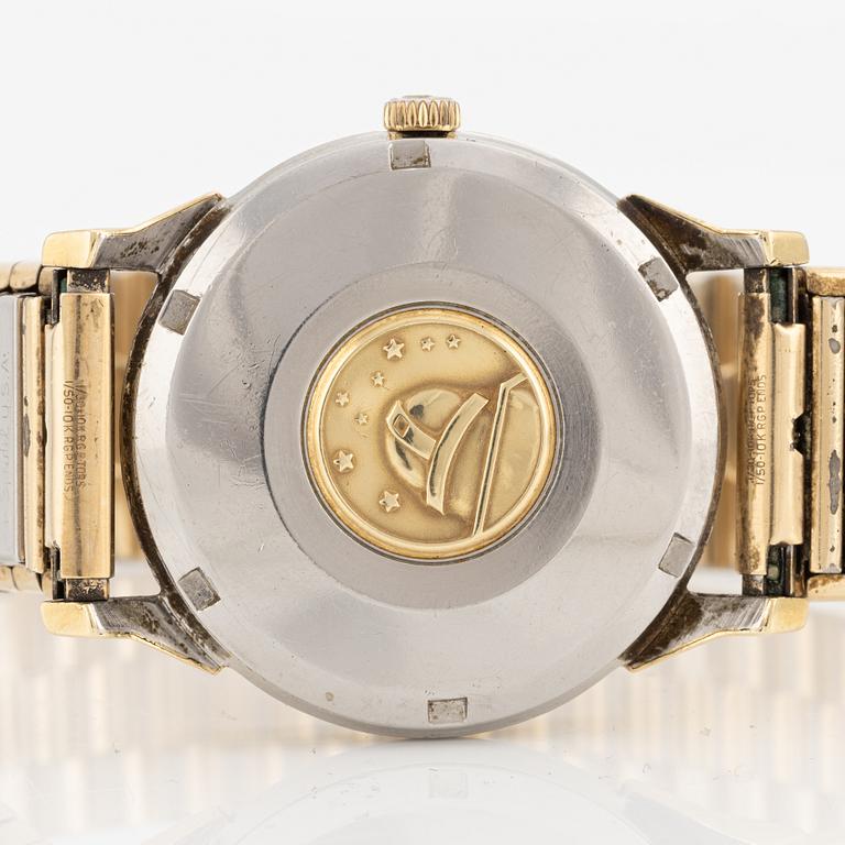 Omega, Constellation, Calendar, "Pie-Pan", armbandsur, 34 mm.