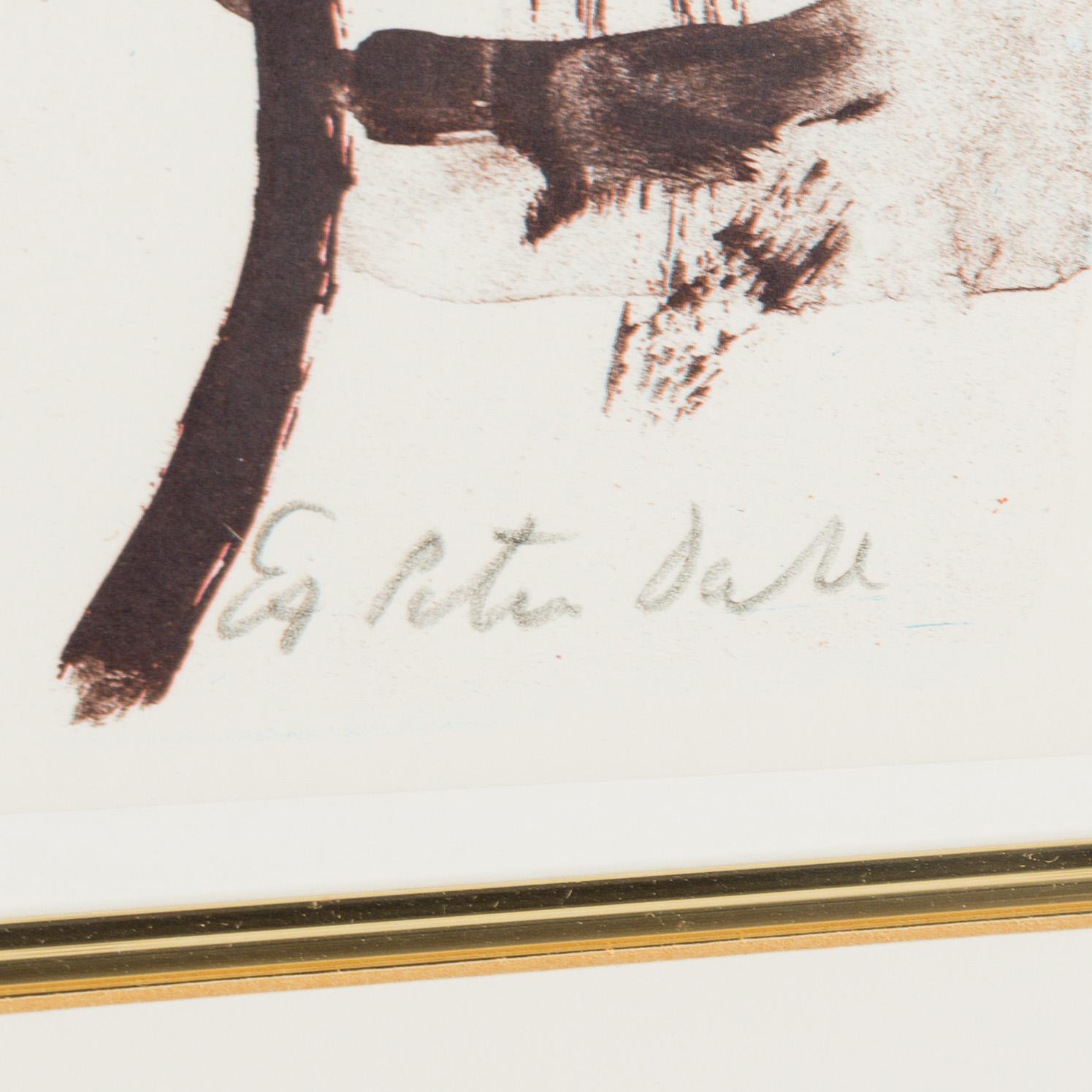 PETER DAHL, färglitografi, signerad Peter Dahl och numrerad EA med blyerts.