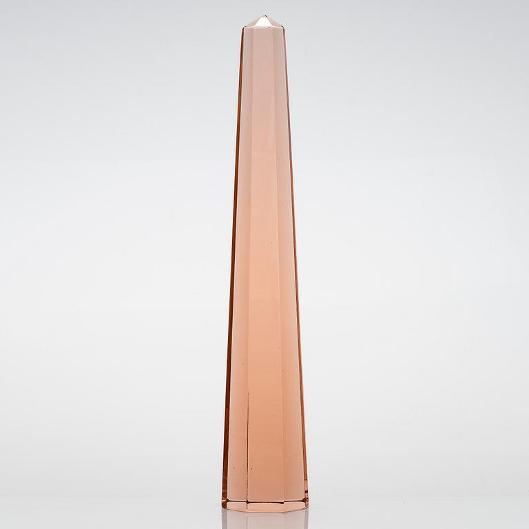 Paolo Venini, obelisk, signerad, Venini, Murano, Italien 1950/60-tal.