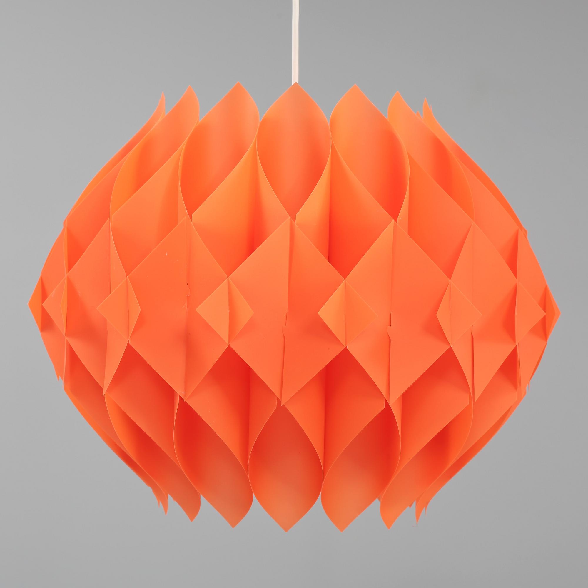 TAKLAMPA, Ståks armatur ab, 1900-talets andra hälft. Höjd 36 cm.