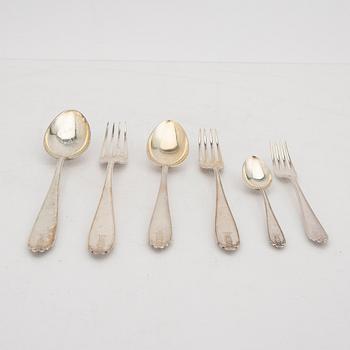 Bestick 80 dlr "Vasa" silver GAB Stockholm 1920-30-tal.