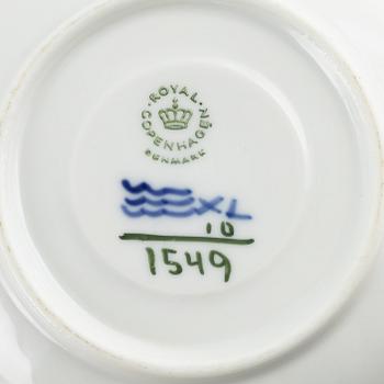 Royal Copenhagen, a 56-piece 'Blå blomst' porcelain service, Royal Copenhagen, Denmark.