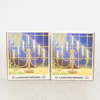 Kandelabrar ett par Konst Smide 1900-talets andra hälft.