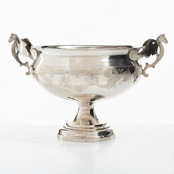 Brännvinsskål, silver, Sverige 1978, sannolikt Hudiksvall eller Bollnäs.