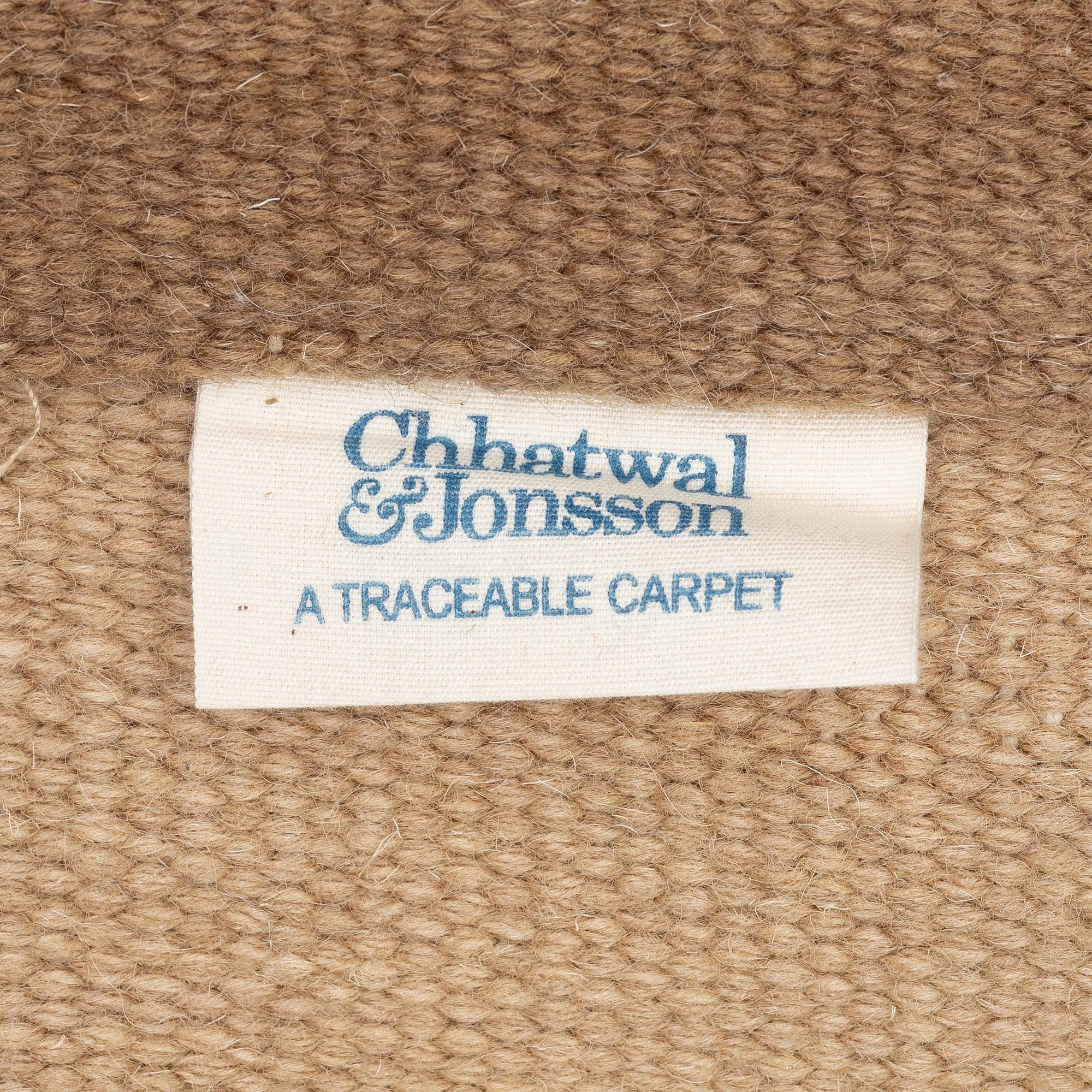 A partially tufted 'Veda' carpet, Chaatwal & Jonsson, approx. 300 x 205 cm.