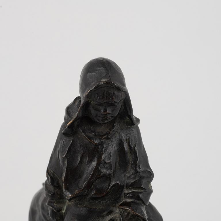 Arthur Hoffmann, sculpture, bronze, signed.
