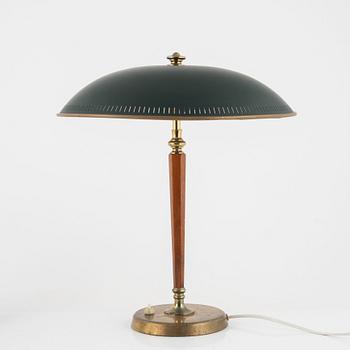 Bordslampa, modell 2795, Swedish Modern, Bröderna Malmströms Metallvarufabrik, 1900-talets mitt.