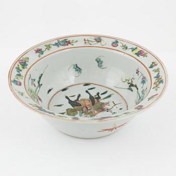 Handfat, porslin, Kina, sen Qingdynasti, omkring 1900.