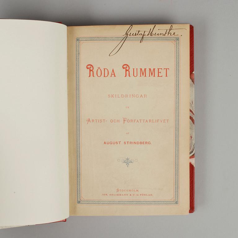 BOK, "Röda rummet" av August Strindberg, Stockholm 1879.