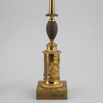 A pair of candelabra, first half of the 19th century.