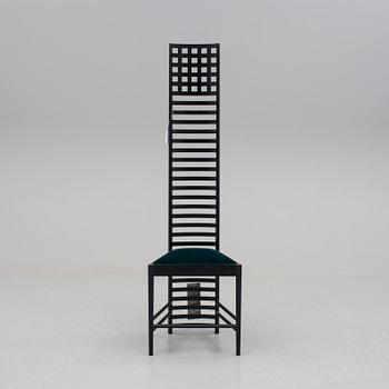 CHARLES RENNIE MACKINTOSH, stol, "Hill House 1", Cassina, Italien. Formgiven 1902.