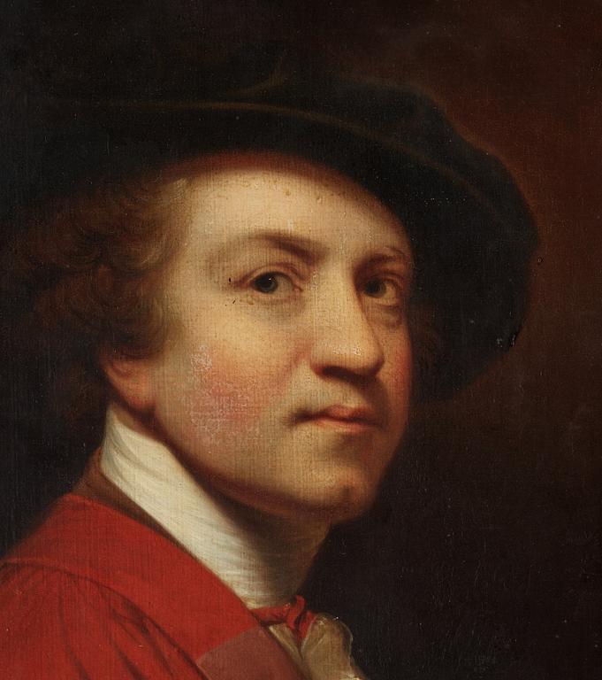 Joshua Reynolds His studio, Self Portrait.