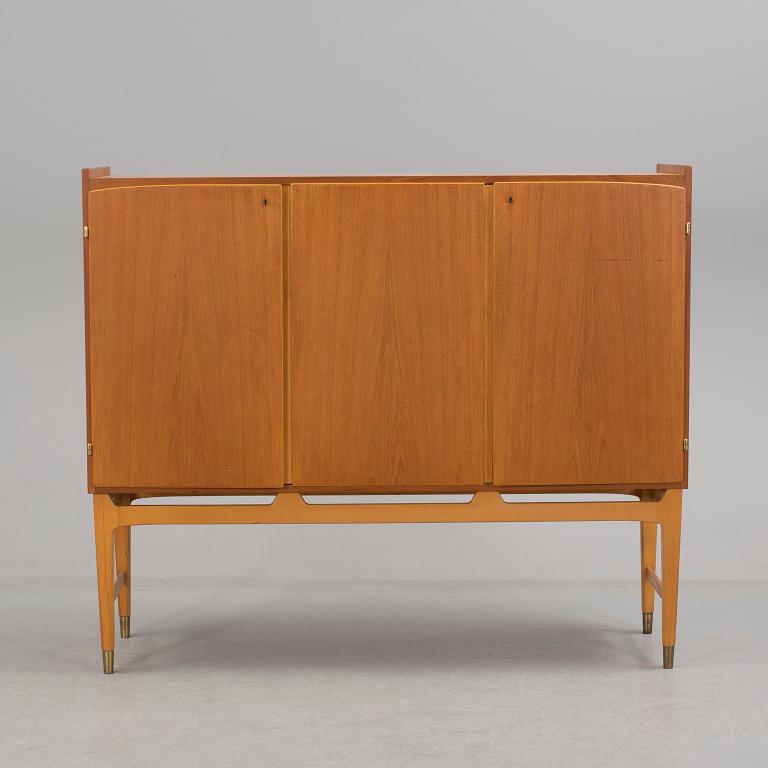 A teak veneer cabinet from Abrahamssons möbelfabrik, second half of the 20th Century.
