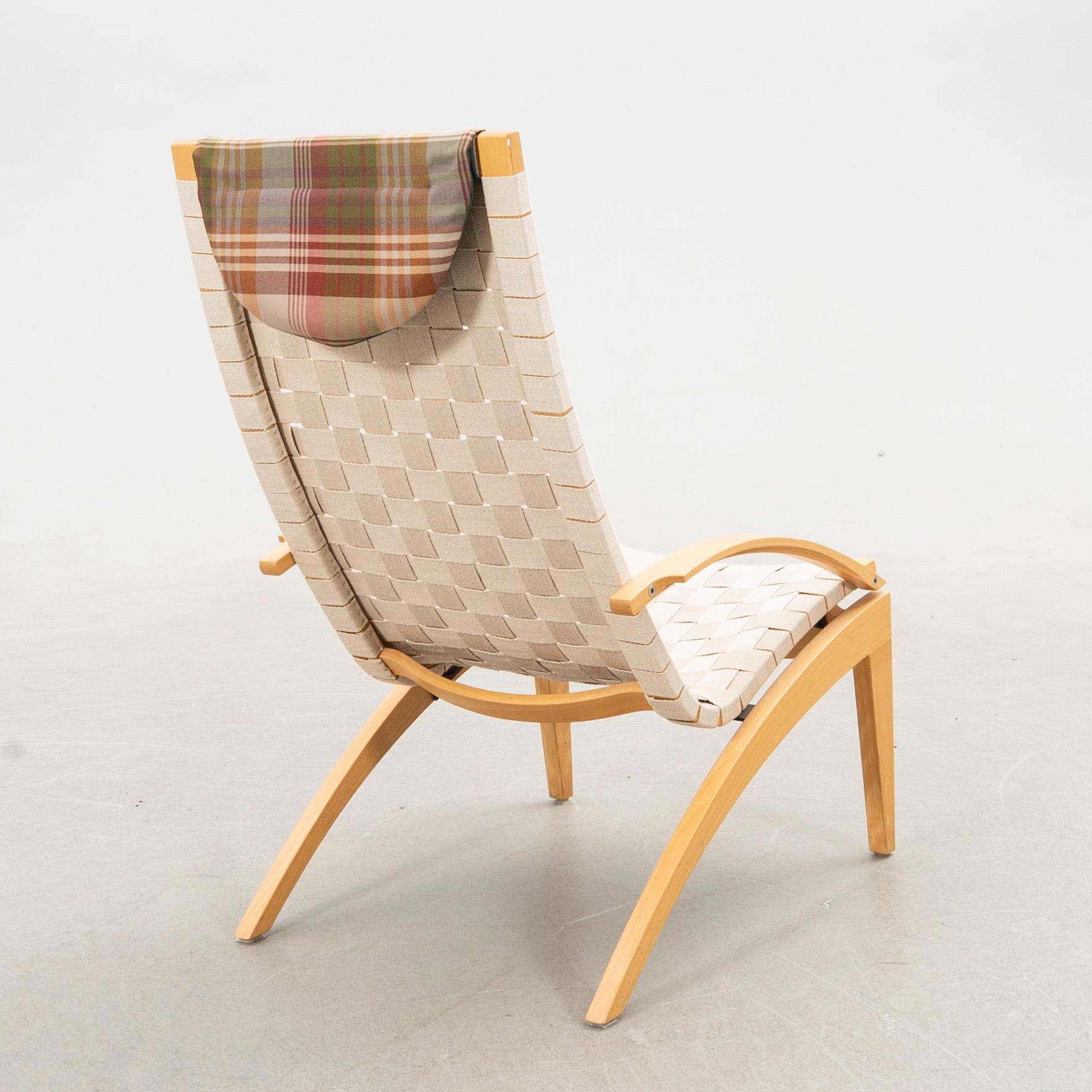 Lasse Pettersson & Lennart Notman, "Cornet", armchair, Swedese, 1990s.