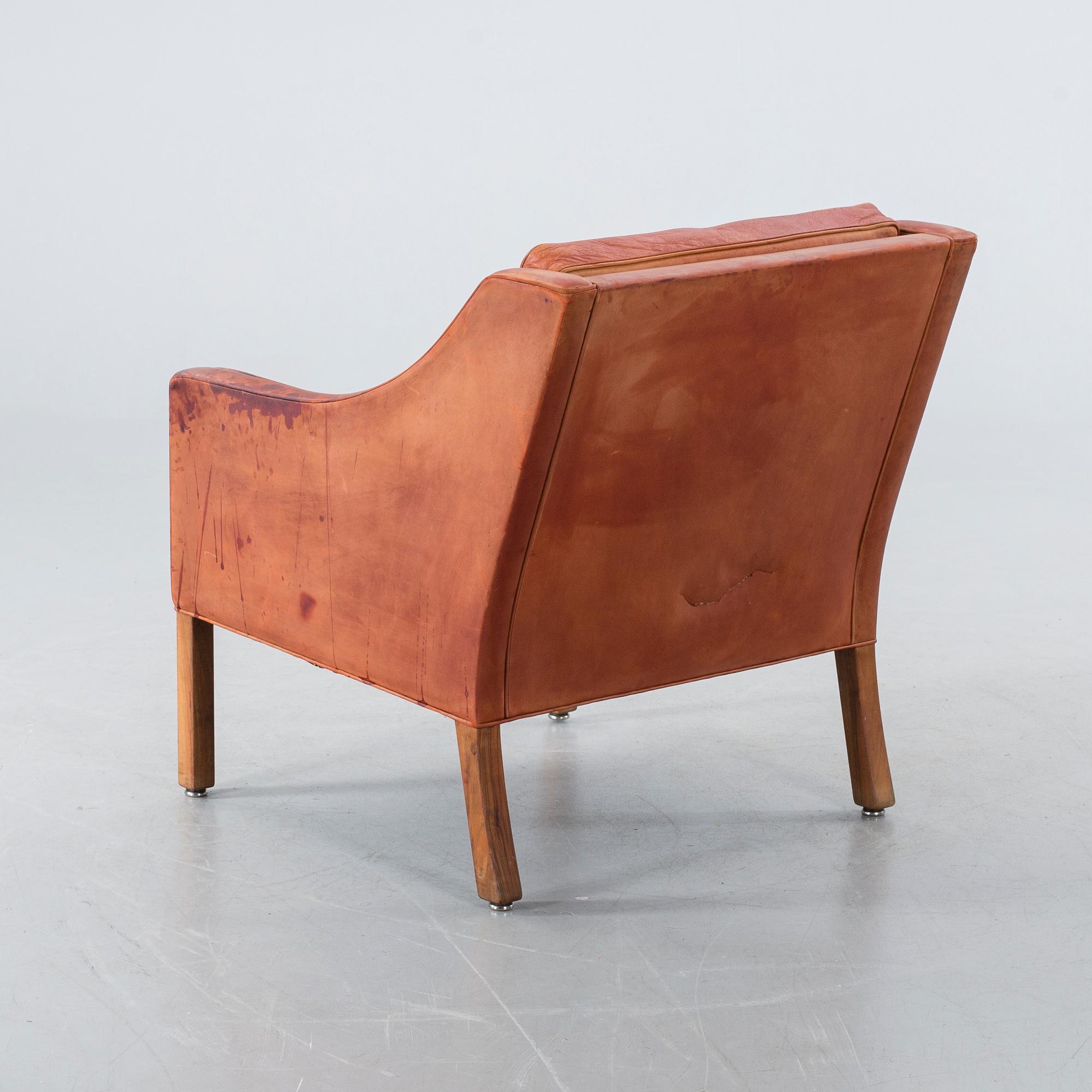BØRGE MOGENSEN, fåtölj, "Lounge Chair", Fredericia Stolefabrik, modell 2207, 1900-talets andra hälft.