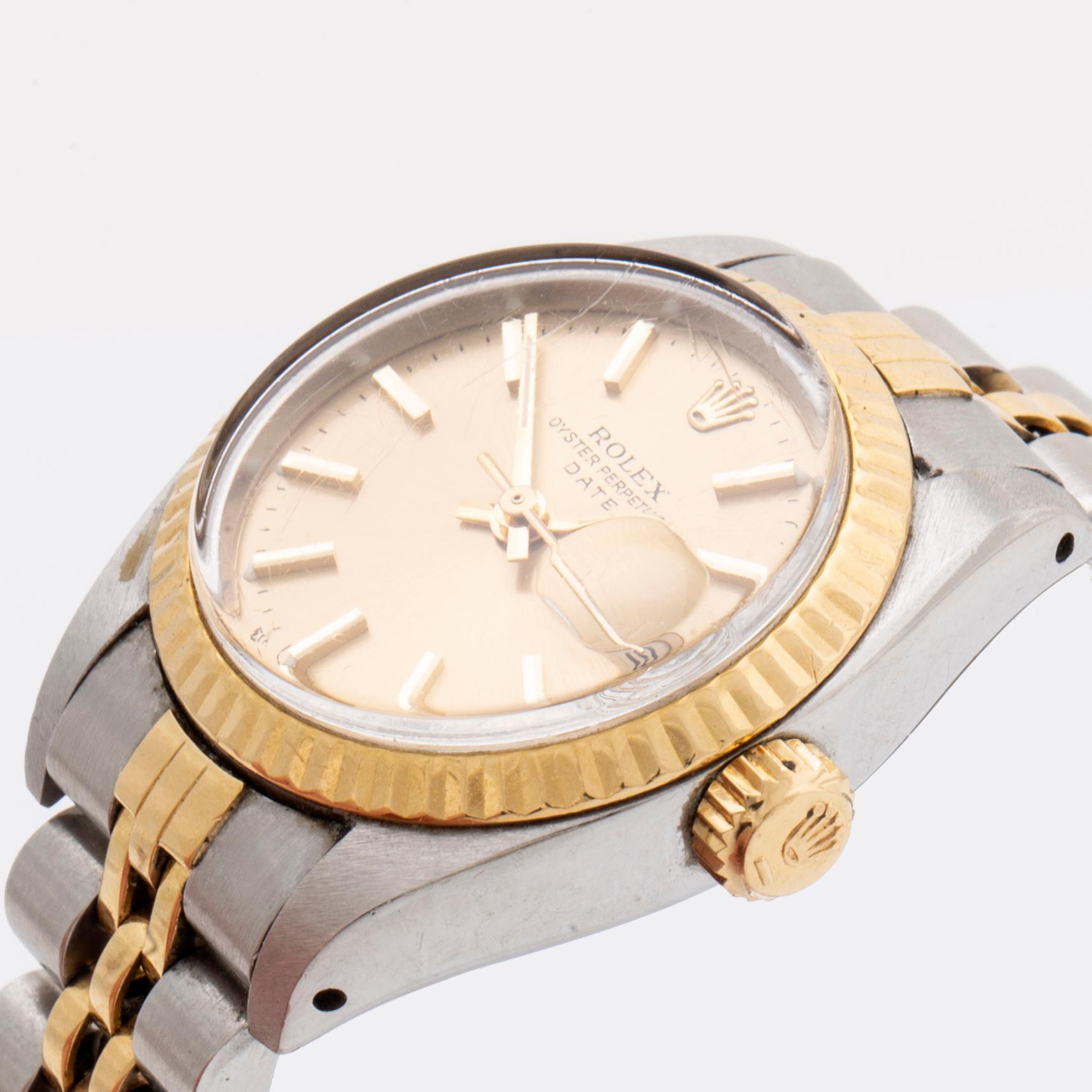 Rolex, Oyster Perpetual, Date, armbandsur, 26 mm.