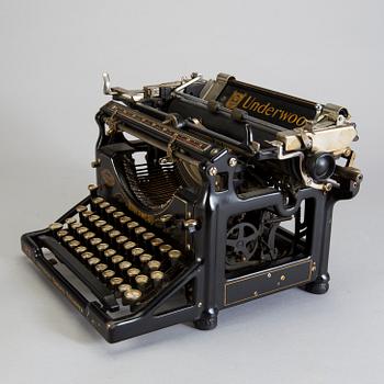 An Underwood typewriter, USA, early 20th Century.