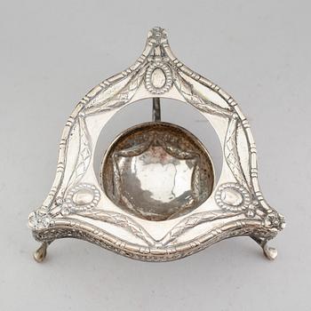 TESIL, silver, sannolikt Frankrike, 1800-/1900-tal. Vikt ca 154 gram.