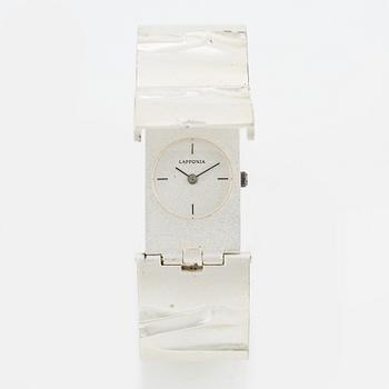 Lapponia armbandsur "Secret Time", design Björn Weckström.