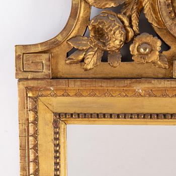 A gustavian mirror, Stockholm, late 18th century.