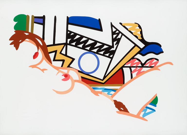 Tom Wesselmann, "Monica nude with Lichtenstein".