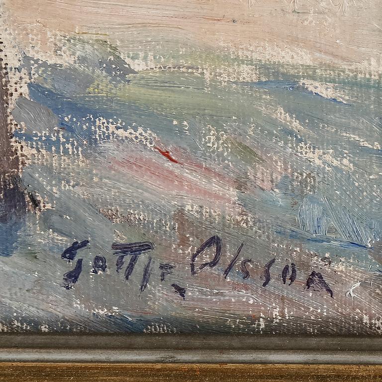 GOTTFRID OLSSON, "Havstenssund", olja på duk, signerad.