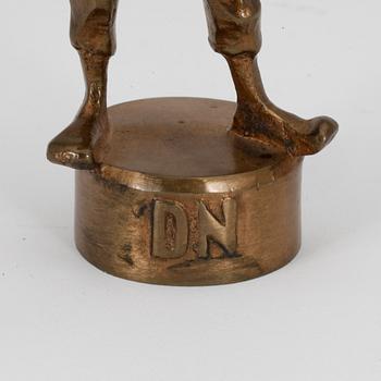 STIG BLOMBERG, skulptur, brons, Herman Bergman. DN.