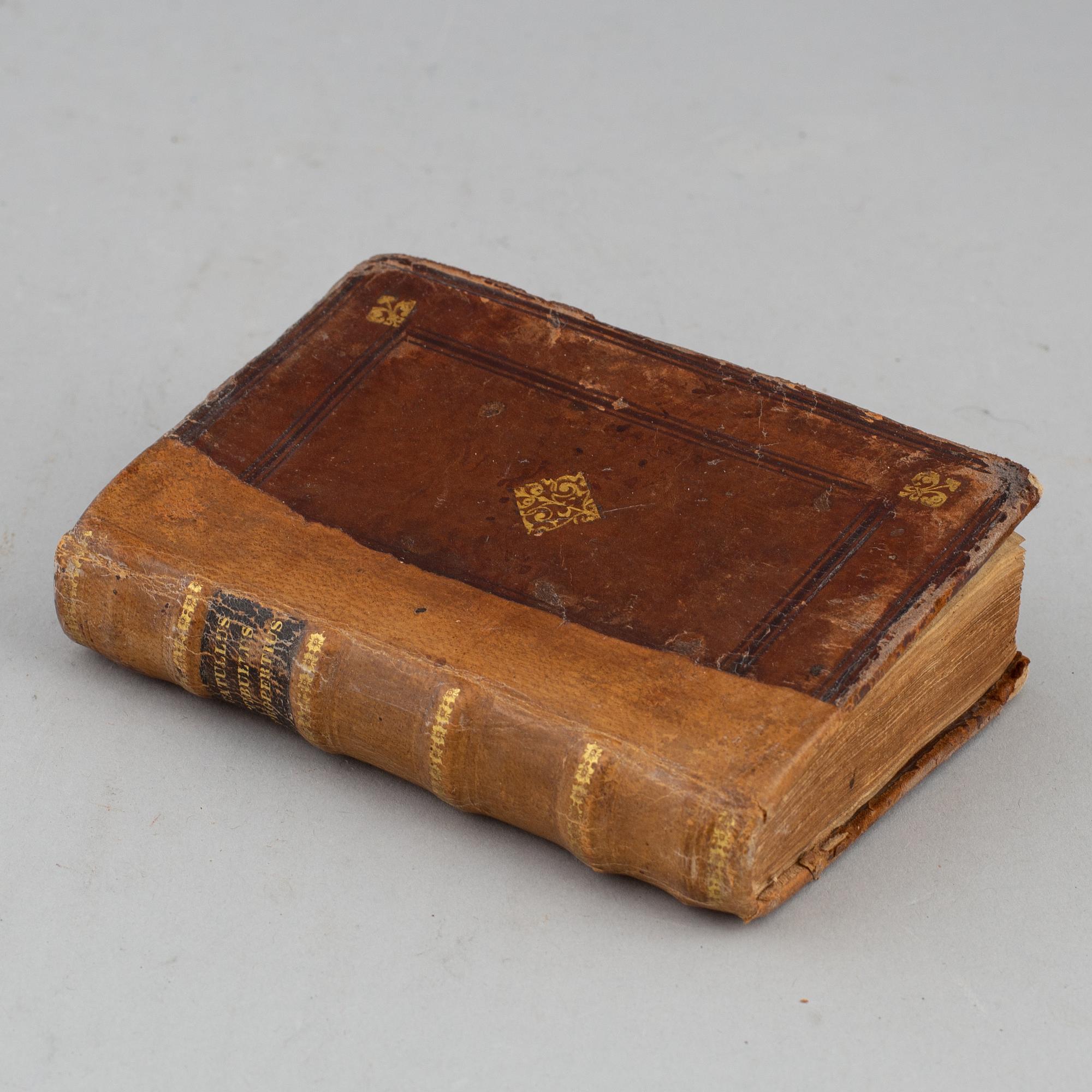 BOOK, Catullus, Tibullus & Propertius, 1573.