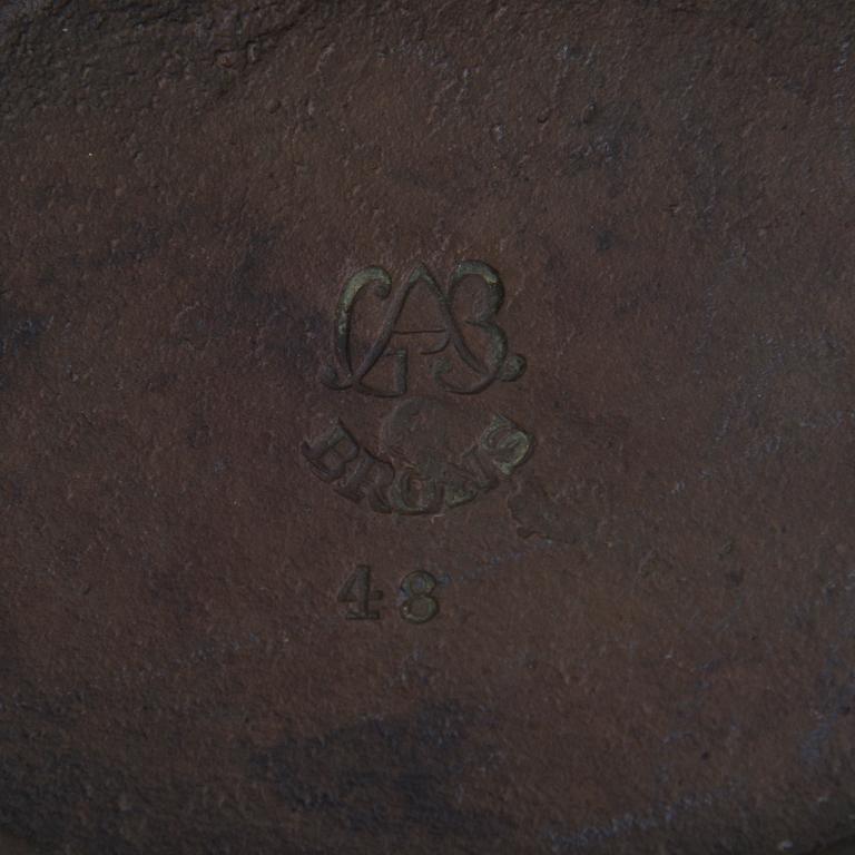 JUST ANDERSEN, MALJAKKO, patinoitua pronssia, GAB, 1930-luku.