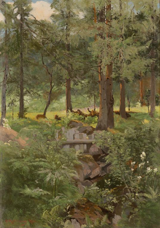 Sigfrid August Keinänen, Skogsbäck.