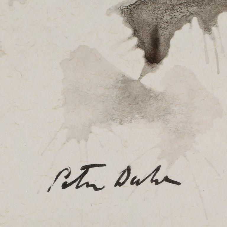 PETER DAHL, akvarell på papper, signerad.