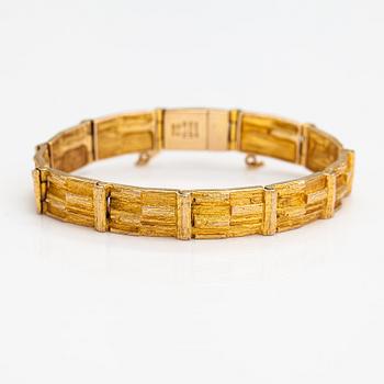 Björn Weckström, A 14K gold bracelet "Cascade". Lapponia 1973.