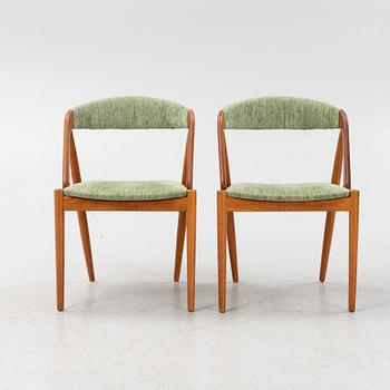 A dining table and four chairs, 'Pige',  Kai Kristiansen, Denmark 1960s.