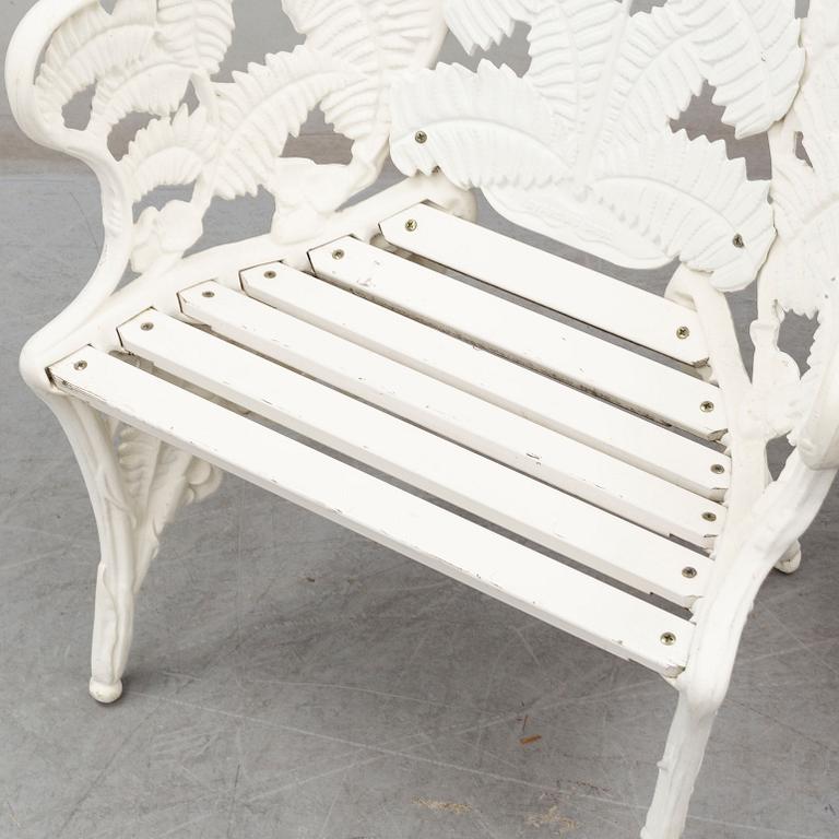 A pair of garden armchairs by Byarums Bruk, second half of the 20th century.