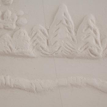 ASTRI BERGMAN-TAUBE, 6 stycken väggreliefer ur serien Änglamark, signerade och numrerade 1600.