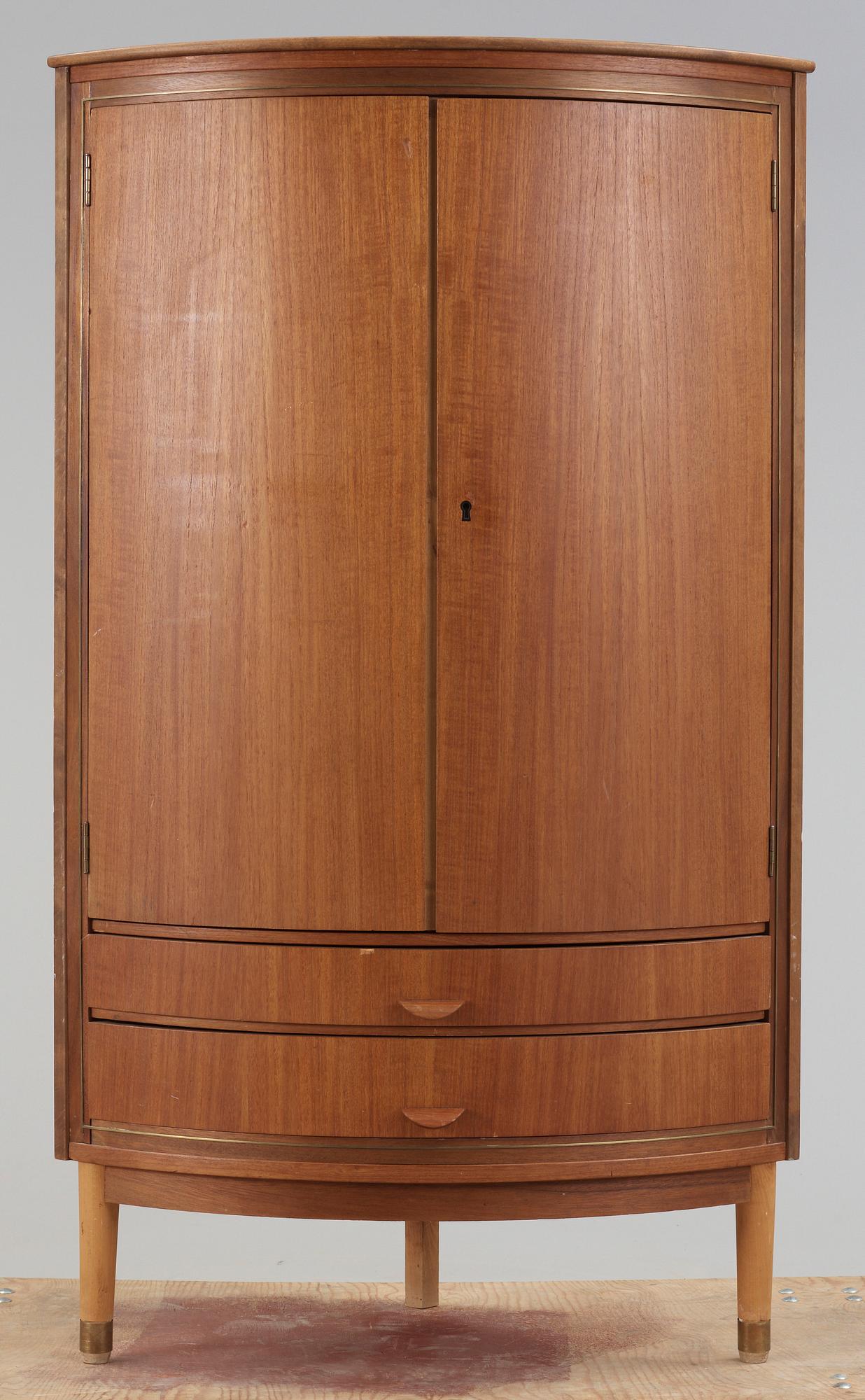 HÖRNSKÅP, Danmark, 1950/60-tal.