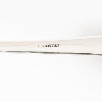 A 36-piece silver cutlery service, model Chippendale, EJA, 20207.