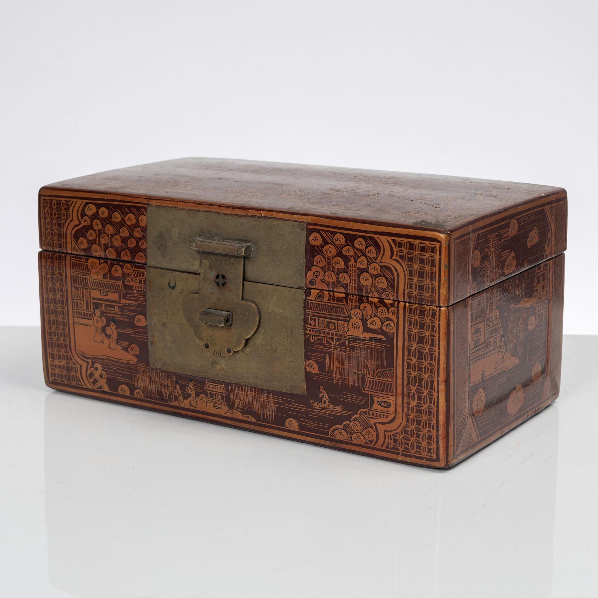 A Chinese box, early 1900.