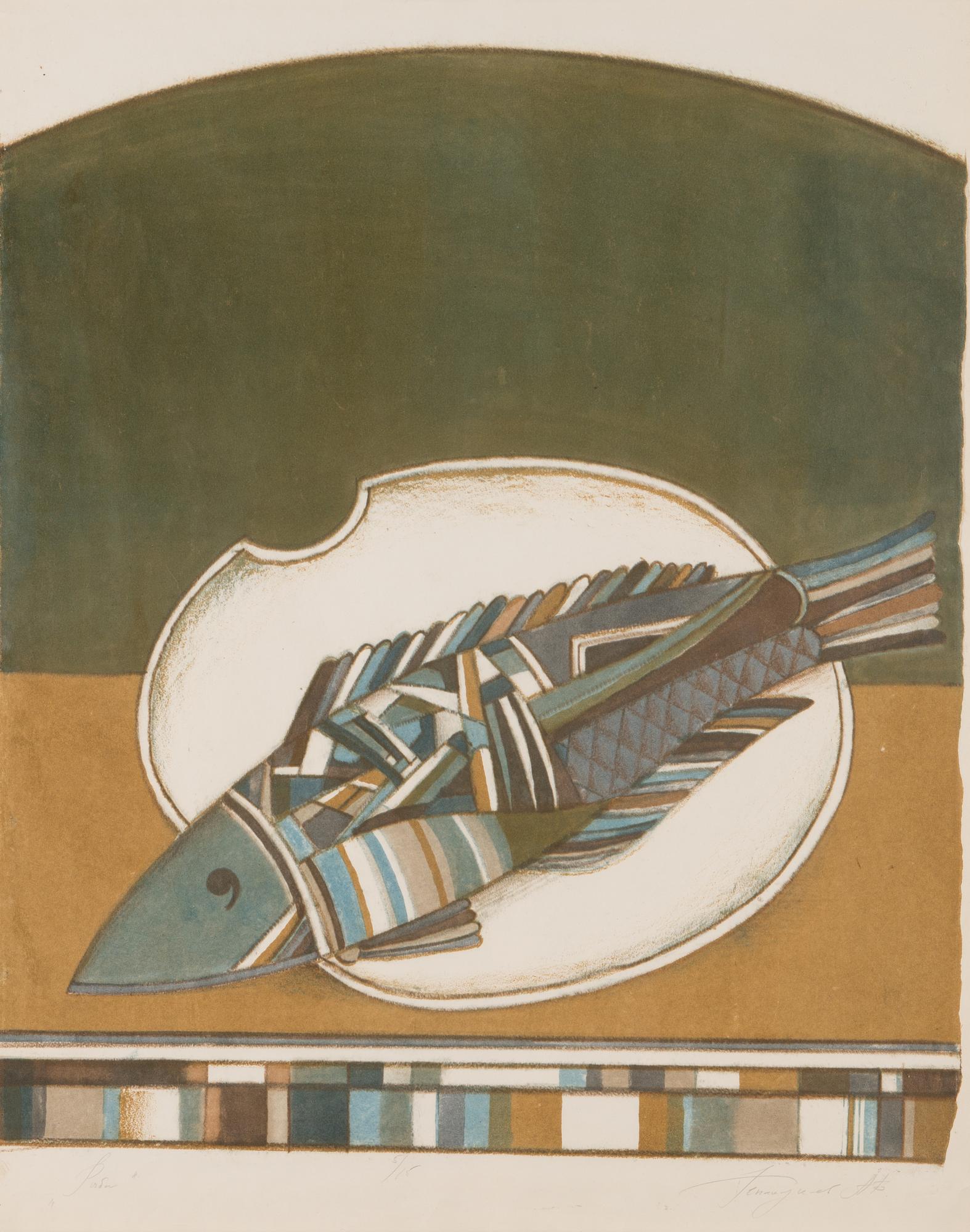 Andrei Gennadiev, litografia, signeerattu ja numeroitu 5/15.